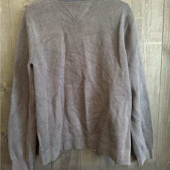 Men's gray Cardigan Sweater - Picture 2 of 3